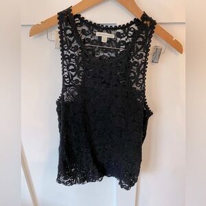 American Eagle lace tank (black, XS)